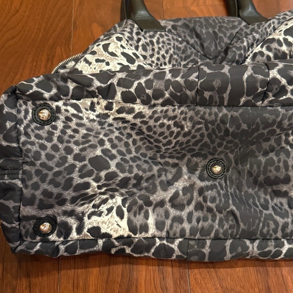 YSL muse tote bag leopard print nylon Y hobo bag - Picture 8 of 8